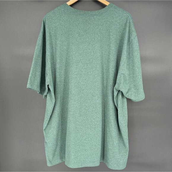 Carhartt Men's K87 Pocket T-Shirt 2XL Green Loose Fit Workwear - Picture 3 of 9